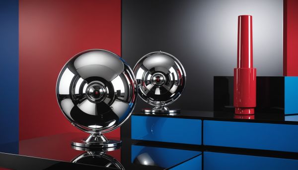 Matières métallisées et finitions vinyle très audacieuses